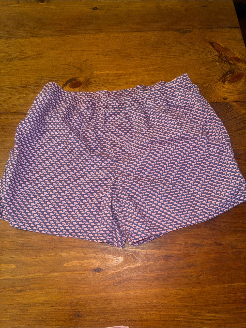 Vineyard Vines Pink Printed Elastic-Waist Pull-On Shorts